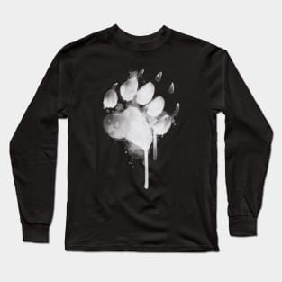 protect our wildlife. bear paw II Long Sleeve T-Shirt